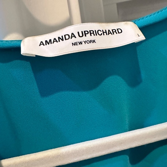 Amanda Uprichard Teal Martinique Dress - Picture 5 of 5